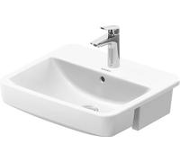 Duravit No. 1 lavabo 55x46 cm semi-circulaire blanc brillant 03765500002