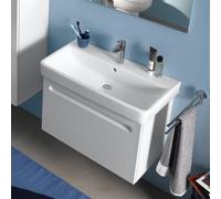 Duravit Lavabo No.1 – 1 trou, avec trop-plein, 800×460 mm, partie inférieure vitrifiée