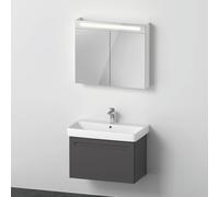 Duravit No.1 Meuble avec vasque et armoire de toilette, N10169049490000,