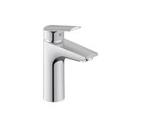 Duravit No.1 Mitigeur monocommande de lavabo, Robinet lavabo, Taille M (hauteur de sortie 117 mm), lavabo salle de bain, Robinet salle bain, Robinet à économie d'eau (MinusFlow), robinetterie, chromé