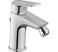 Duravit No.1 Mitigeur monocommande de bidet, pour salle de bains (hauteur de sortie 75 mm), Robinet de bidet, monocommande pour bidet, avec tirette et garniture de vidage, robinetterie, chromé