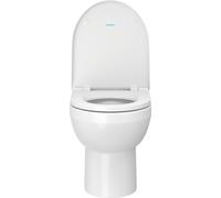 Duravit No.1 Set pour WC au sol, siège de WC inclus, 370x480mm, blanc brillant, 41840900A1