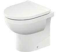 Duravit No.1 WC au sol, rimless, 370x480mm, sortie horizontale, 2184092000, Couleur: Blanc avec HygieneGlaze