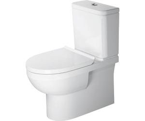 Duravit No.1 WC au sol, rimless, pour combinaison, 365x650mm, sortie verticale/à lhorizontale/vario, 218209, Couleur: Blanc avec HygieneGlaze