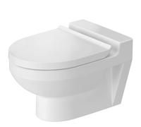 Duravit No.1 WC suspendu Compact, rimless, 325x480mm, sortie horizontale, 2574090000, Couleur: Blanc