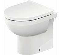 Duravit non. 2000 au sol à fond creux WC 2184090000 37x48cm, sortie horizontale, sans rebord, 4,5 litres, blanc