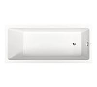 Duravit non. 2000 Basic baignoire 700596000000000 rectangulaire , 180x80cm, avec dossier incliné, blanc