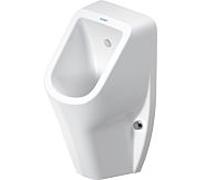 Duravit non. 2000 urinoir 2819302007 30,5x29cm, entrée par l'arrière, sans rebord, glaçure hygiénique blanc , avec nœud papillon