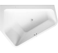 Duravit Paiova 5 Whirlpool, version intégrée, coin gauche, 2 inclinaisons arr...