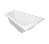 Duravit Paiova baignoire 700215000000000 170 x 130 x 46 cm, version à encastrer, 2000 incliné arrière droit, blanc