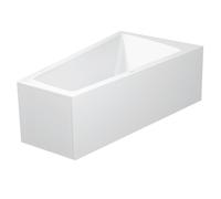 Duravit Paiova Baignoire de biais acrylique 170x100x46cm droite avec panneau et frame Blanc 700265000000000
