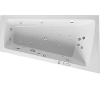 Duravit Whirlpool Paiova 1700x1000mm version encastrÃ©e angle droit, un dossier inclinÃ©, cadre, vidage et trop-plein, Combi-System E - 760213000CE1000