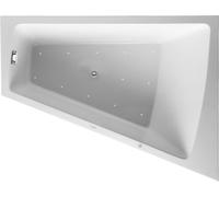 Duravit Whirlpool Paiova 1700x1300mm version encastrÃ©e, dossier inclinÃ© Ã droite, cadre, jeu de raccords de vidange et de trop-plein, systÃšme pneumatique - 760215000AS0000