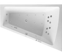Duravit Paiova Bain à remous, à encastrer, simple dos à droite, bâti-support, vidage et trop-plein chromés, système Combi E, 1700x1300mm, 760215000CE1000