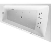Duravit Paiova Bain à remous, simple dos à droite, habillage acrylique moulé, bâti-support, garniture de vidage et de trop-plein chrome, Combi-Système P, 1800x1400mm, 760269000CP1000