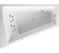 Duravit Paiova Whirlpool, 1 dos incliné à gauche, revêtement acrylique moulé,