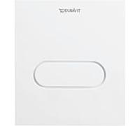 Duravit Plaque de déclenchement DuraSystem WD5004011000 13 x 15 cm, plastique, blanc , pour Urinal