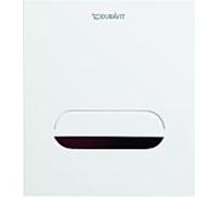 Duravit Plaque de déclenchement DuraSystem WD5006013000 13 x 15 cm, pile, pour Urinal , zinc moulé sous pression, blanc
