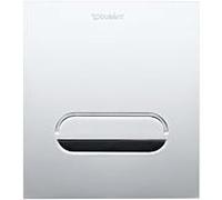 Duravit Plaque de déclenchement DuraSystem WD5007023000 13 x 15 cm, maille, pour Urinal , zinc moulé sous pression, chromé brillant