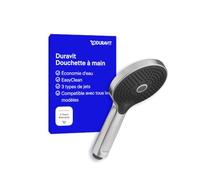 Douchette à main Duravit 3jet Click ! 120 Minusflow, UV0652017070, Couleur: acier inoxydable brossé