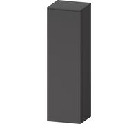 Duravit Duravit Armoire semi-haute Qatego 40x36x132 cm, 1 porte, raccord droite, gris mat Quantité:1