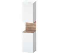 Duravit Qatego Armoire haute, porte à droite, 400x360x1760mm, niche Chêne Mamorisé, QA1346R55180010, Couleur: Blanc mat/avec Ã©clairage de niche