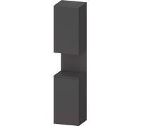 Duravit Qatego Armoire haute, porte à gauche, 400x360x1760mm, niche graphite mat, QA1346L49490010, Couleur: Graphite mat/avec Ã©clairage de niche