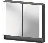 Duravit Qatego armoire 80x15.5x75 cm avec miroir graphite QA7151049490010
