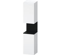 Duravit Qatego Armoire haute, porte à droite, 400x360x1760mm, niche chêne noir, QA1346R16180010, Couleur: Blanc mat/avec Ã©clairage de niche