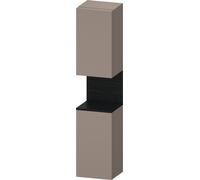 Duravit Qatego Armoire haute, porte à droite, 400x360x1760mm, niche chêne noir, QA1346R16430000, Couleur: Basalte mat