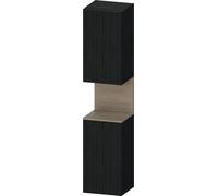 Duravit Qatego Armoire haute, porte à droite, 400x360x1760mm, niche chêne terra, QA1346R35160010, Couleur: ChÃªne noir/avec Ã©clairage de niche