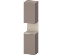 Duravit Qatego Armoire haute, porte à droite, 400x360x1760mm, niche Taupe Supermatt, QA1346R83430010, Couleur: basalte mat/avec Ã©clairage de niche