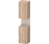 Duravit Qatego Armoire haute, porte à droite, 400x360x1760mm, niche Taupe Supermatt, QA1346R83550000, Couleur: ChÃªne marbrÃ©