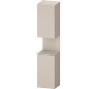 Duravit Qatego Armoire haute, porte à gauche, 400x360x1760mm, niche Taupe Supermatt, QA1346L83910000, Couleur: Taupe mat