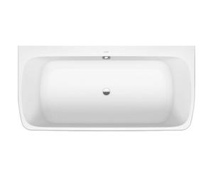 Duravit Qatego baignoire dos au mur 180x80 cm, blanc mat 700615000000000