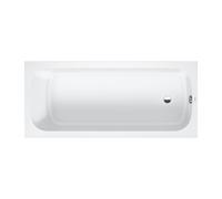 Baignoires Duravit Qatego, à encastrer, 1800x800x480mm, acrylique, 1 pente de dos, blanc, 700613000000000
