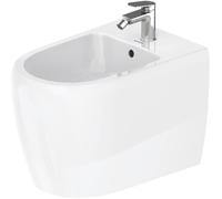 DURAVIT Qatego - Bidet à poser avec trou de robinetterie blanc sans revêtement