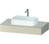 Duravit Qatego Console, 1000x550x170mm, avec découpe au centre, QA4801083830000, Couleur: taupe supermatt