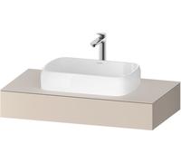 Duravit Qatego Console, 1000x550x170mm, avec découpe au centre, QA4801091910000, Couleur: Taupe mat