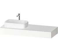 Duravit Qatego Console, 1400x550x170mm, avec découpe à gauche, QA4803084840000, Couleur: Blanc Supermatt