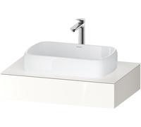 Meuble Pour Vasque à Poser Duravit Qatego 800mm Blanc brillant QA4800022220000