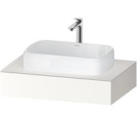 Duravit Qatego Console, 800x550x170mm, avec dÃ©coupe au centre, QA48000, Coloris: Blanc Supermatt - QA4800084840000