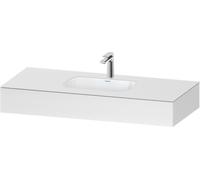 Duravit Qatego lavabo encastré avec console, 1200x550x170mm, QA4692018180000, Couleur: Blanc Mat