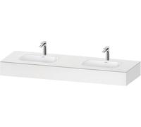 Duravit Qatego lavabo encastrable avec console, 1600 x 550 x 170 mm, double l...