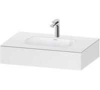 Duravit Qatego lavabo encastré avec console, 800x550x170mm, QA4690018180000, Couleur: Blanc Mat