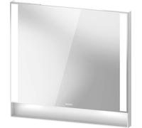 Duravit Qatego miroir 80x75 cm rectangulaire avec éclairage blanc QA7082018180100