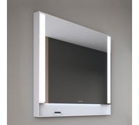 Duravit Qatego Miroirs, champs lumineux latéraux, intensité lumineuse variable, 800x750x65mm, QA7082018180000, Couleur: Blanc Mat
