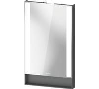 Duravit Qatego miroir, 450x65x750mm, champs lumineux latéraux, intensité lumineuse variable, QA7080049490000, Couleur: Graphite mat