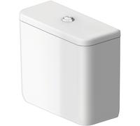 Duravit Réservoir Qatego 0947102085 40x18cm, 4,5/3 l, raccord en bas à gauche, blanc brillant HygieneGlaze