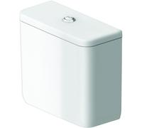 Duravit Réservoir Qatego 0947102085 40x18cm, 4,5/3 l, raccord en bas à gauche, blanc brillant HygieneGlaze